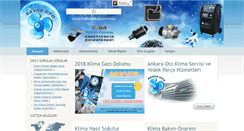 Desktop Screenshot of otoklimagazidolumu.com